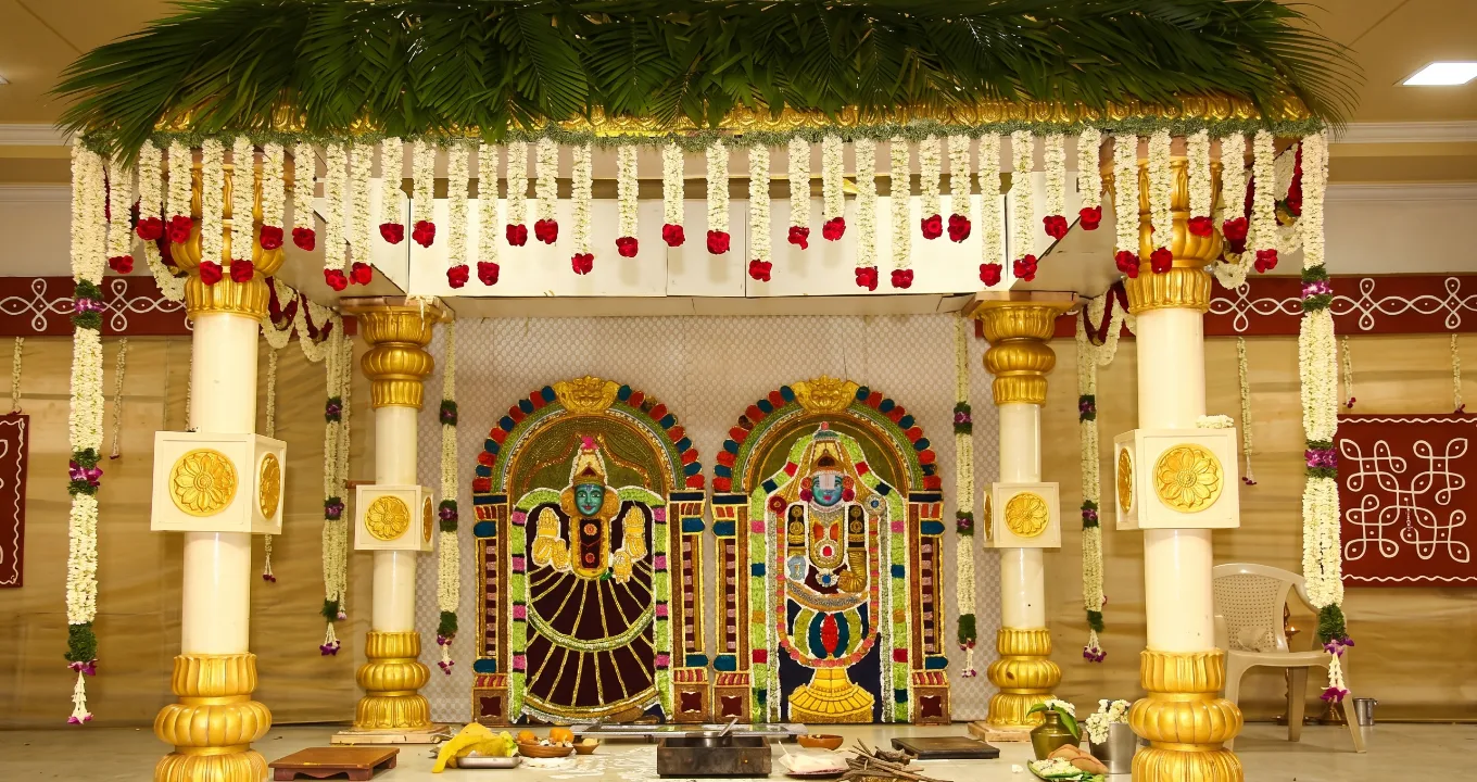 Best wedding decoration planners in Chennai offering stage and venue decor by Pranaya Weddings