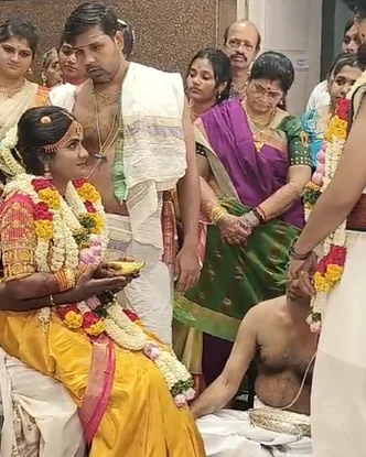 Video testimonial thumbnail: Haripriya weds Roopesh
